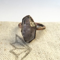 HERKIMER DIAMOND STATEMENT RING