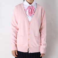 Japanese students v-neck JK uniform  sweater  - Thumbnail 2