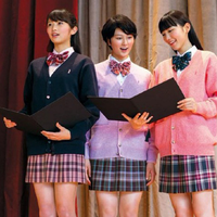 Japanese students v-neck JK uniform  sweater  - Thumbnail 1