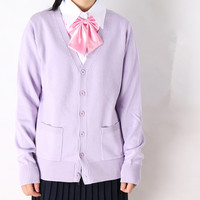 Japanese students v-neck JK uniform  sweater  - Thumbnail 3