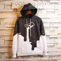 Harajuku Inverted Milk 3D Hoodies - Thumbnail 3
