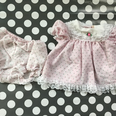 Pink floral 2- piece 