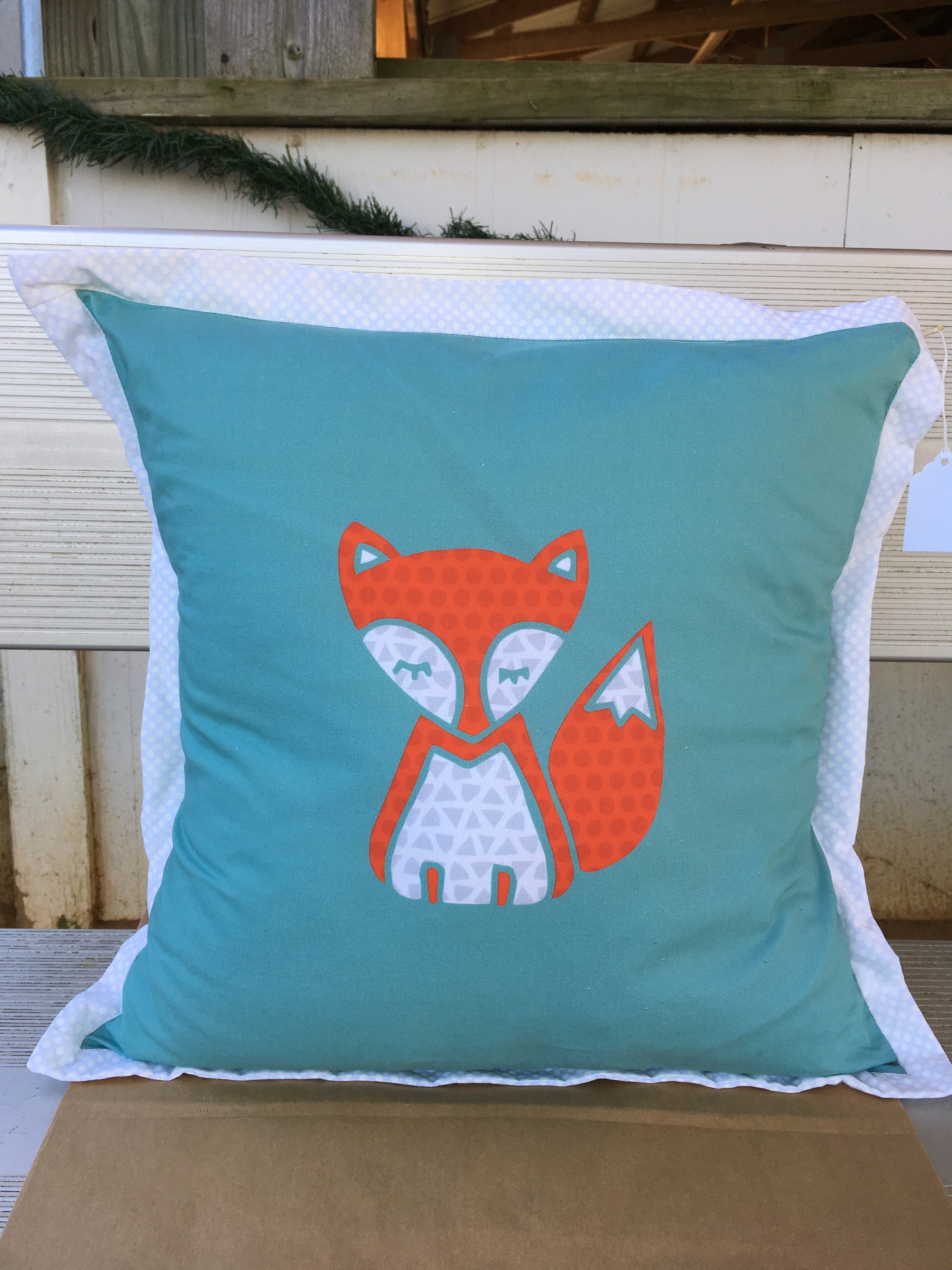 Image of Nursery Fox Pillow