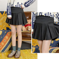 College wind pleated skirt, short skirt - Thumbnail 2