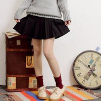 College wind pleated skirt, short skirt - Thumbnail 3