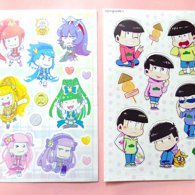 Magical neet osomatsu-chan sticker sheet