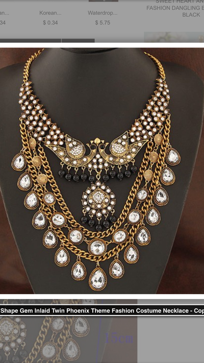 Shanksha Statement Necklace (specify gold or silver)