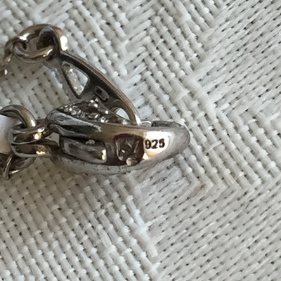 Adriana orsini sterling silver pave horseshoe pendant necklace