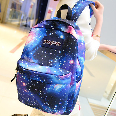 New fashion starlit sky student backpack 