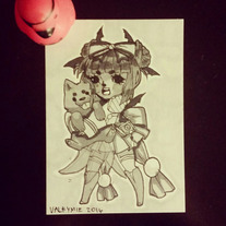 Inktober 2016 Original #16 - Beastmaster/Veterinary Witch