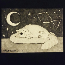 Inktober 2016 Original #25 - Tired