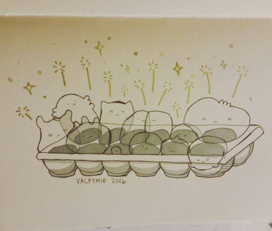 Inktober 2016 Original #24 - One Dozen