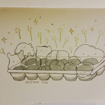Inktober 2016 Original #24 - One Dozen