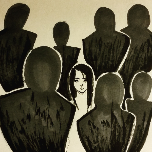 Inktober 2016 Original #29 - Seven Devils