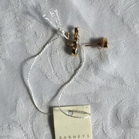 KATIE DIAMOND Gold Stud & Ear Pin Earring Set  - Thumbnail 4