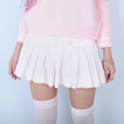 Y2k suede mini tennis skirt - Thumbnail 5