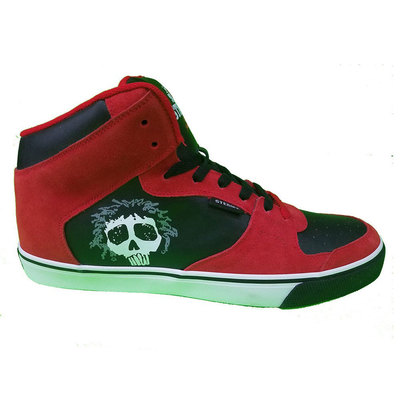 Steadham t7's midtop throwback (red/black)