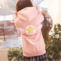 Pink Wing Card Captor Sakura Hoodies - Thumbnail 1