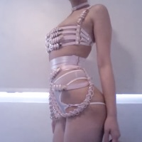 Uri Bra ( Pink + Silver ) - Thumbnail 1