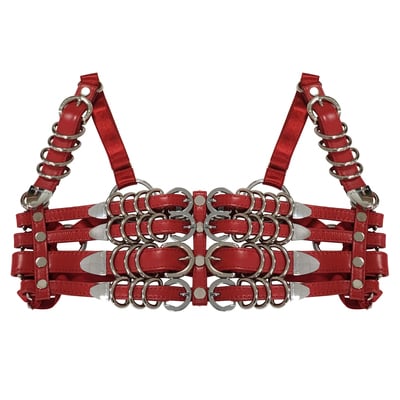 Uri bra ( red + silver )
