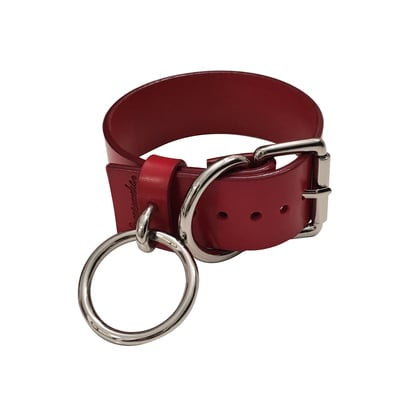 Orleena choker ( red + silver )