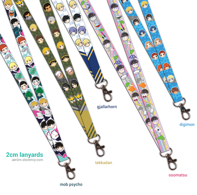 2cm wide Lanyards