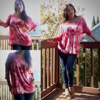 Tie Dye Relaxed Fit Tee - Thumbnail 2