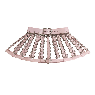 Jennette skirt ( pink + silver )