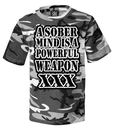 A SOBER MIND CAMO T-Shirt # 306