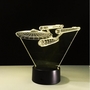 Creative 3D Spaceship Star Trek 7-Color LED Night Light Touch Switch USB Table Desk Lamp Decor-2