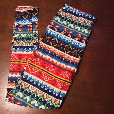 Colorful Flake Leggings