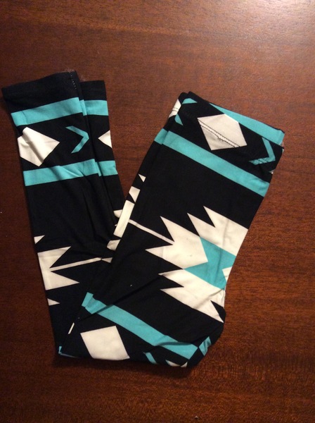 Mint Aztec Plus Size Leggings