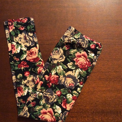 Rose garden leggings