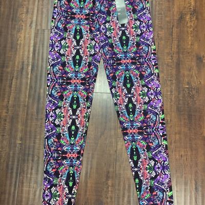 Purple party leggings