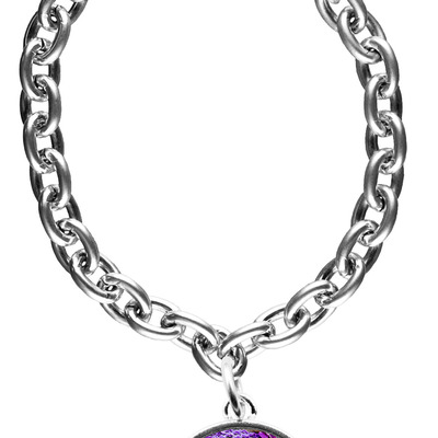 Made with love portrait charm bracelet 