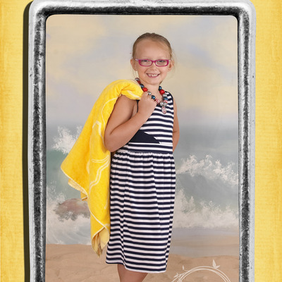 Large rectangle portrait heirloom pendant 