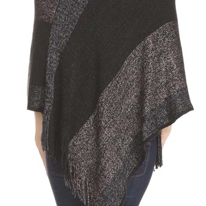 Striped Poncho - Thumbnail 2