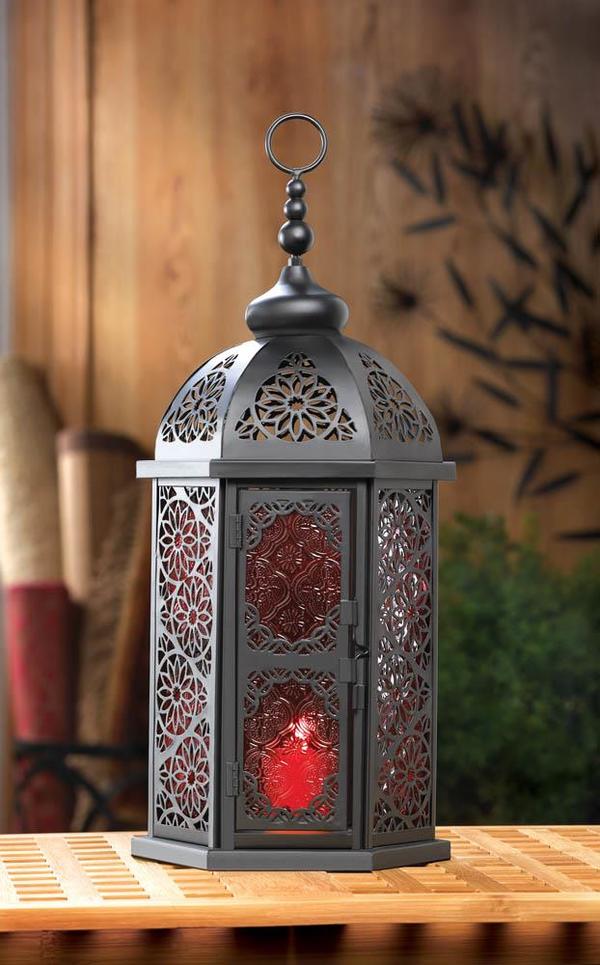 PAPRIKA TALL MOROCCAN LANTERN
