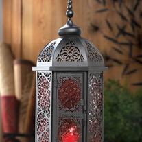 PAPRIKA TALL MOROCCAN LANTERN