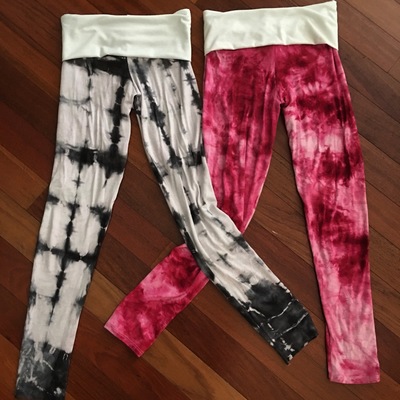Tie dye duo leggings