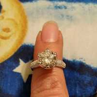 R583 SILVER FLOWER RING - Thumbnail 3