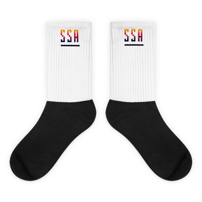 Black foot socks
