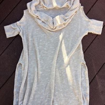 Slouchy poncho tunic