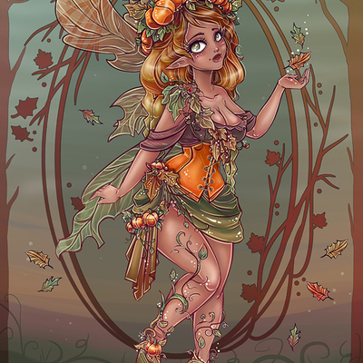 Fall fairy