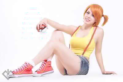 Nadyasonika as misty (from pokemon) - 11 x 8.5