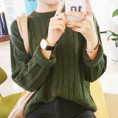 Soft grunge knit twisted jumper ( hemlock ) - Thumbnail 5