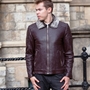 Men lambskin leather jacket, Biker leather Jacket, Leather jacket brown, Mens jacket, Brown leather jacket, Men biker jacket, Mens leather jacket-1