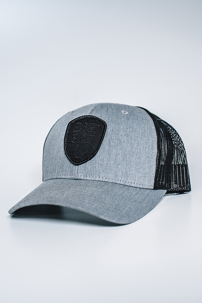 Black + Gray PreCurved - Trucker