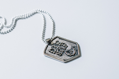 DTS Sterling Silver Pendant Necklace