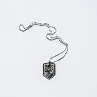 DTS Sterling Silver Pendant Necklace - Thumbnail 1